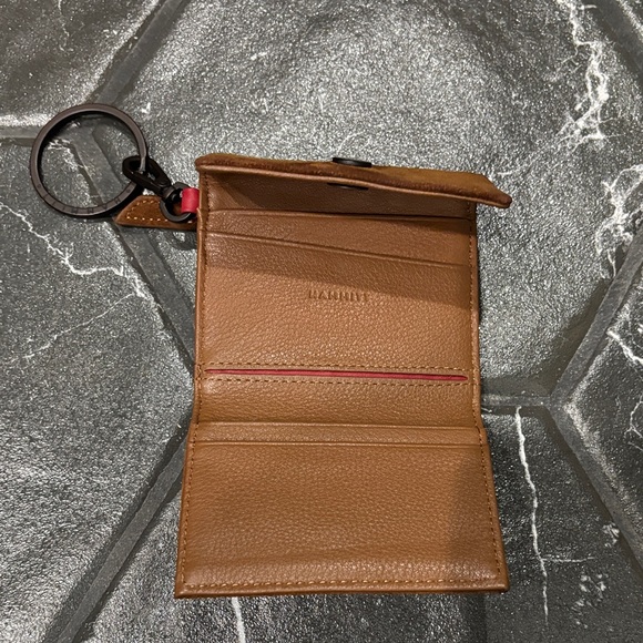 Hammitt Brown Suede Keychain Wallet - Picture 2 of 2